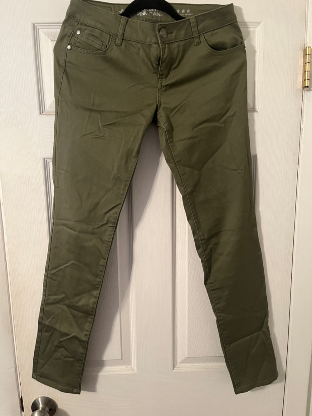 Celebrity Pink Olive Green Skinny Jeans